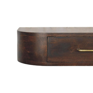 Arc Wall-Mounted Console Table | Floating Hallway Design | Curved Profile