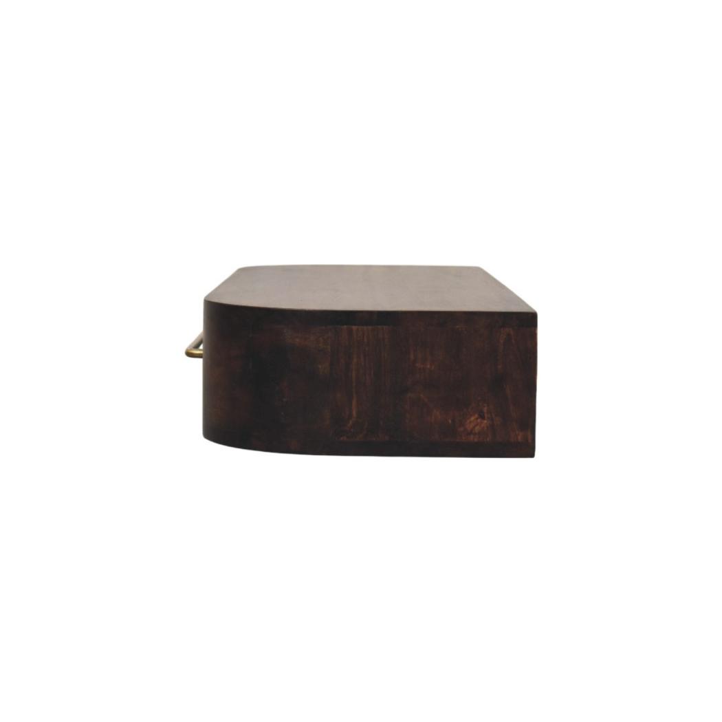 Arc Wall-Mounted Console Table | Floating Hallway Design | Curved Profile
