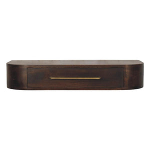Arc Wall-Mounted Console Table | Floating Hallway Design | Curved Profile