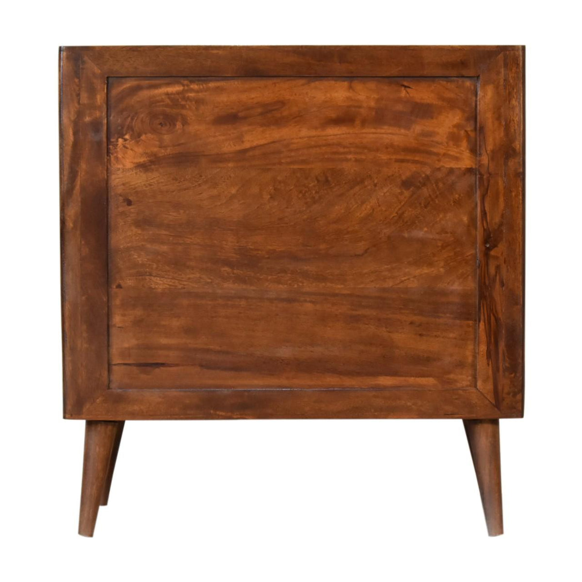 Arch Cabinet | Chestnut Finish | Curved Storage Design