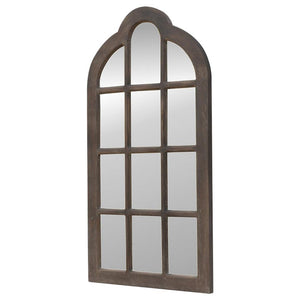 Arch Mirror | Mango Wood Frame | Natural Wall Accent for Bedroom & Hallway