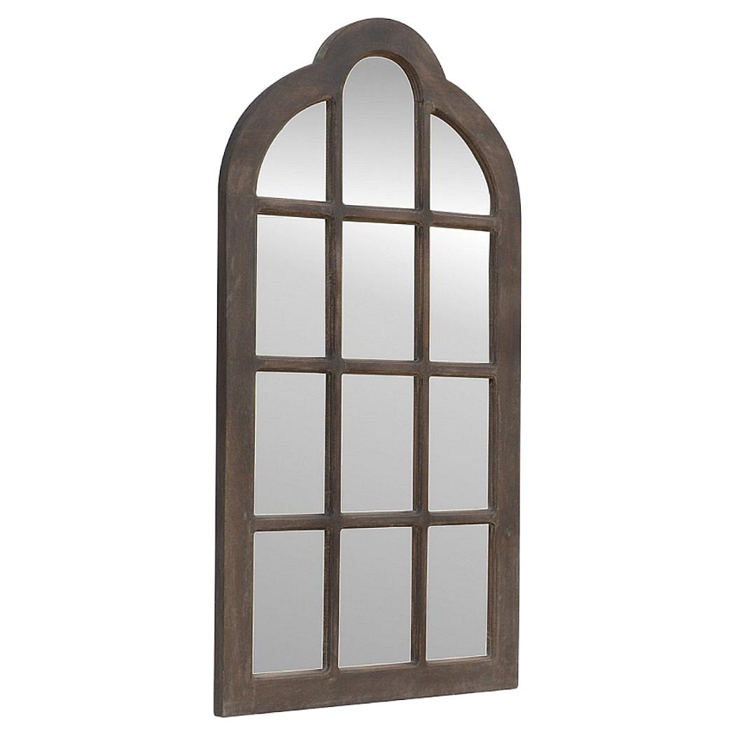Arch Mirror | Mango Wood Frame | Natural Wall Accent for Bedroom & Hallway