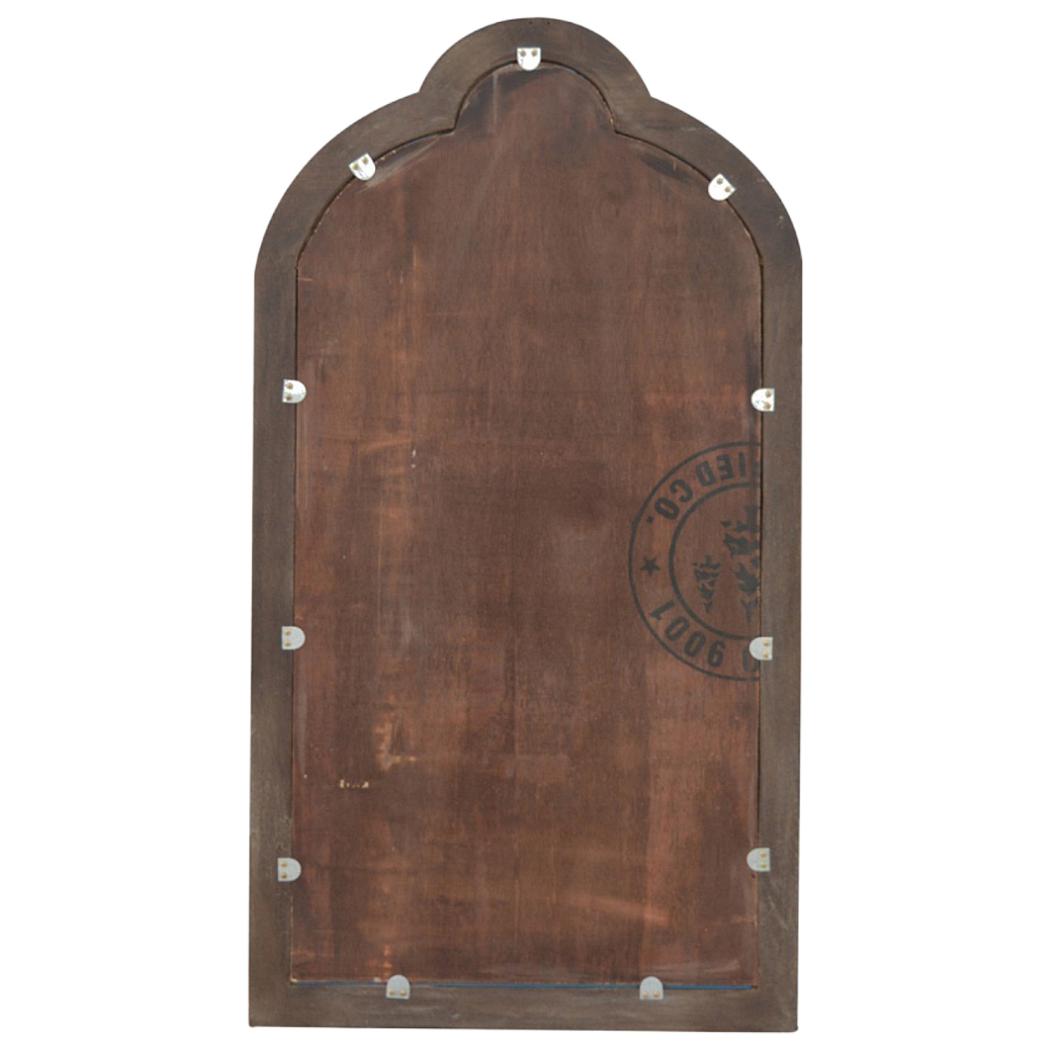 Arch Mirror | Mango Wood Frame | Natural Wall Accent for Bedroom & Hallway