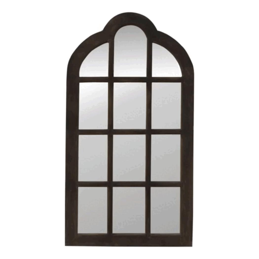 Arch Mirror | Mango Wood Frame | Natural Wall Accent for Bedroom & Hallway
