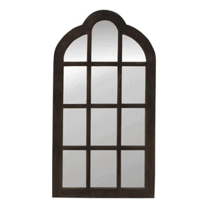 Arch Mirror | Mango Wood Frame | Natural Wall Accent for Bedroom & Hallway