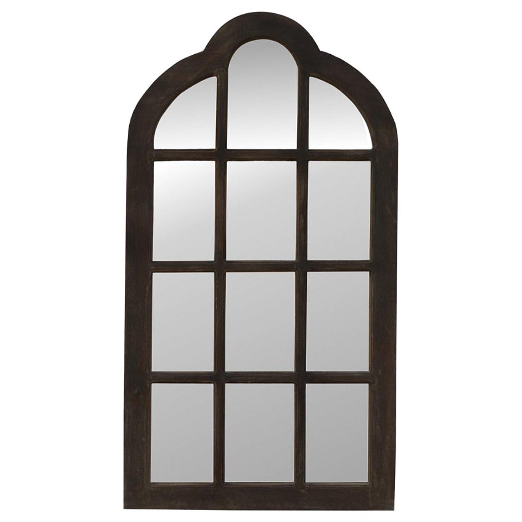 Arch Mirror | Mango Wood Frame | Natural Wall Accent for Bedroom & Hallway