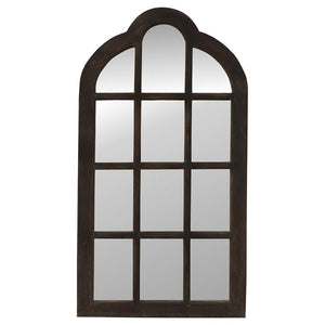 Arch Mirror | Mango Wood Frame | Natural Wall Accent for Bedroom & Hallway
