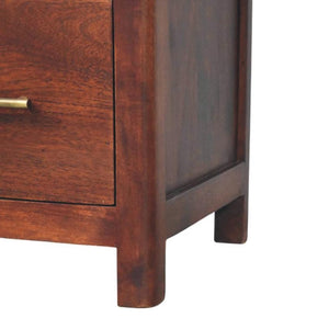 Arched Edge 1 Drawer Bedside | Curved Nightstand | Soft Bedroom Storage
