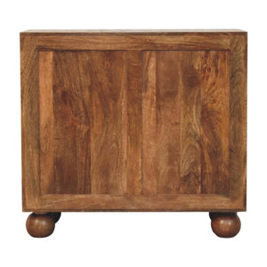 Arched Rattan Two-Door Sideboard | Woven Storage Cabinet