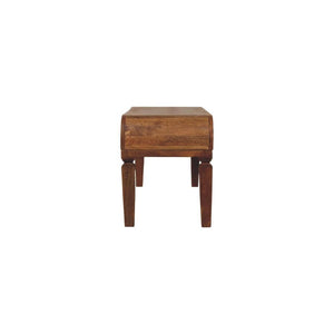 Arcus Coffee Table | Solid Mango Wood | Amber Oak Finish | Modern Living Room Coffee Table