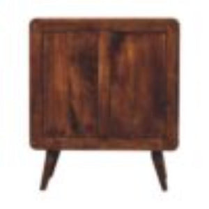 Arden Chest of Drawers | Solid Mango Wood | California Walnut Finish | 3 Drawer Storage Chest