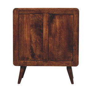 Arden Chest of Drawers | Solid Mango Wood | California Walnut Finish | 3 Drawer Storage Chest