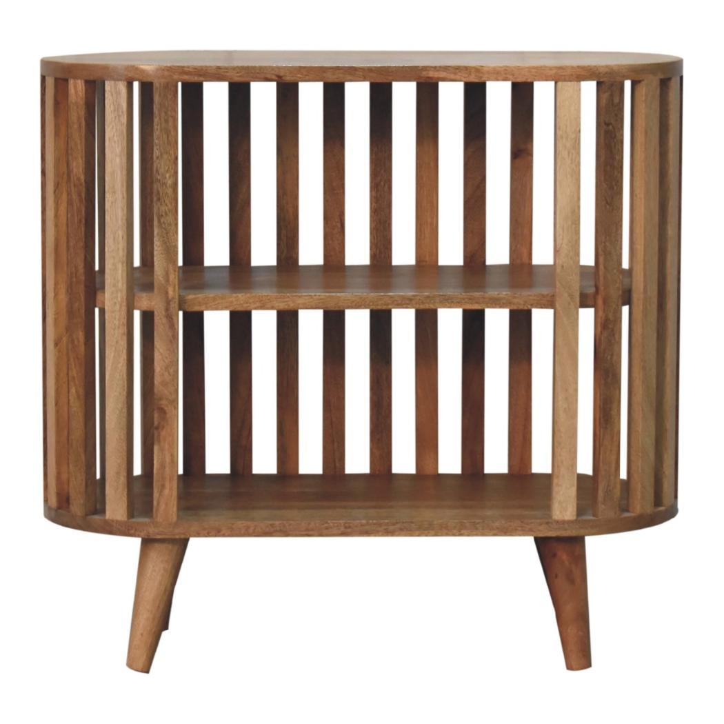 Ariella Cabinet | Solid Mango Wood | Natural Wood Finish | Artisan-Crafted Design