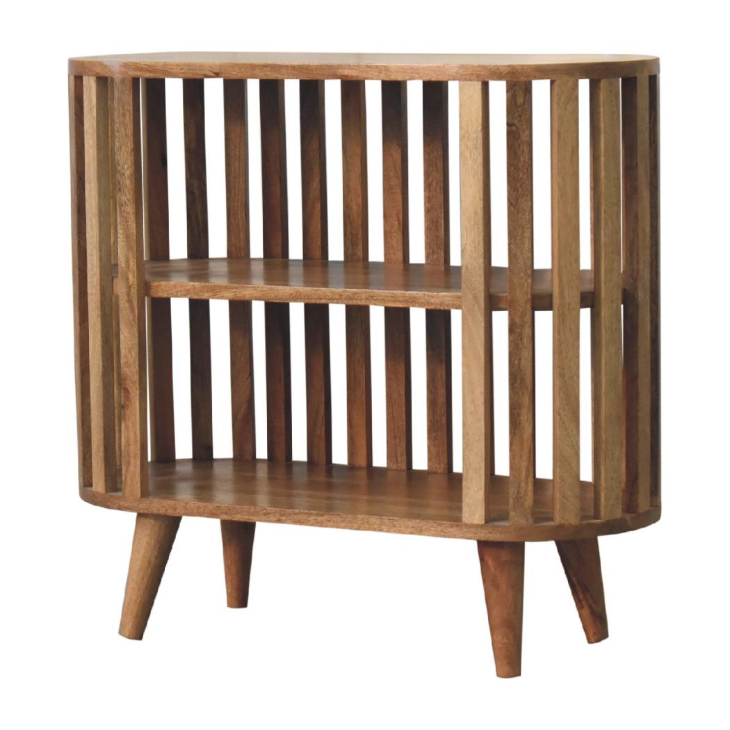 Ariella Cabinet | Solid Mango Wood | Natural Wood Finish | Artisan-Crafted Design