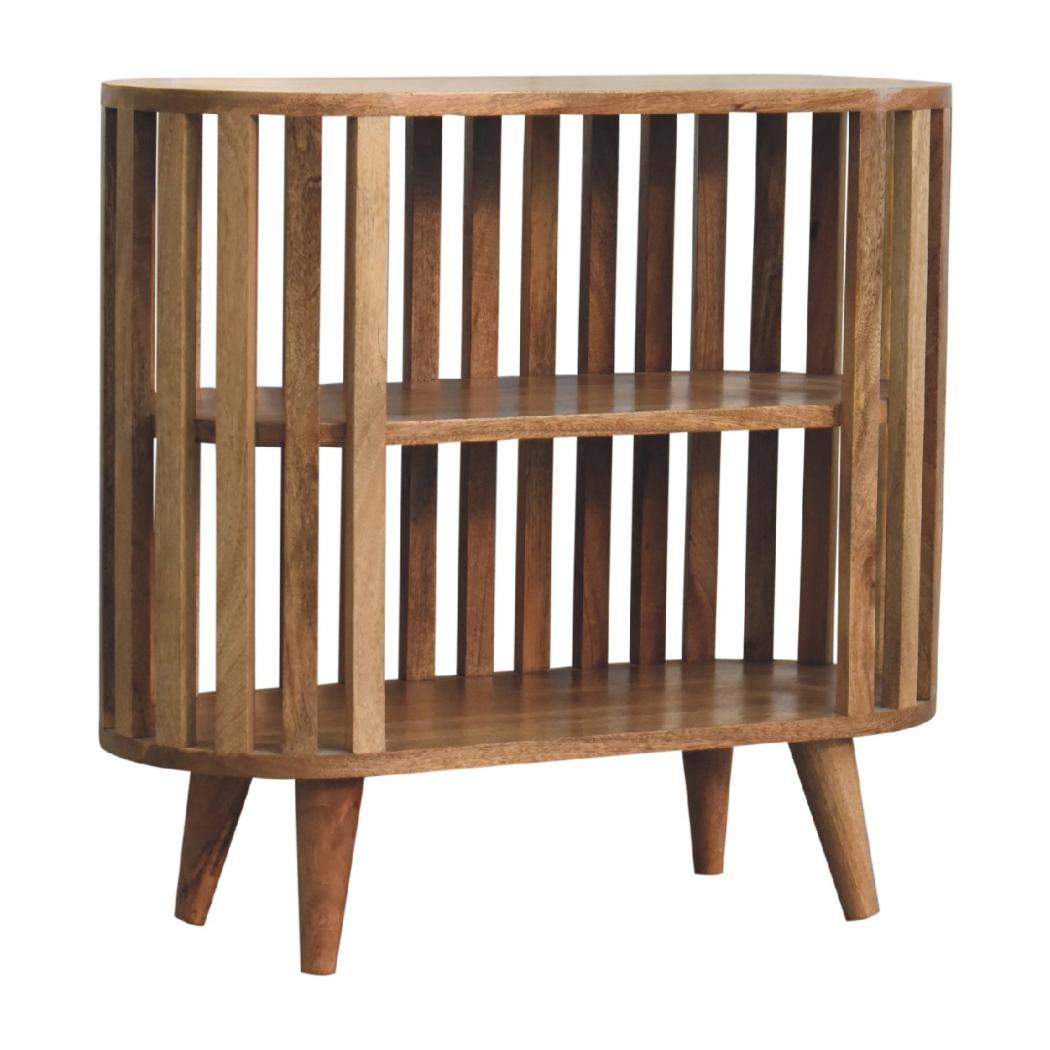 Ariella Cabinet | Solid Mango Wood | Natural Wood Finish | Artisan-Crafted Design