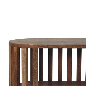 Ariella Cabinet | Solid Mango Wood | Natural Wood Finish | Artisan-Crafted Design