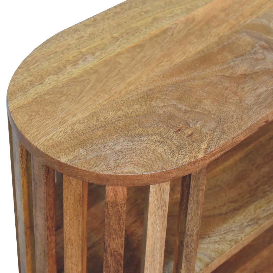 Ariella Cabinet | Solid Mango Wood | Natural Wood Finish | Artisan-Crafted Design