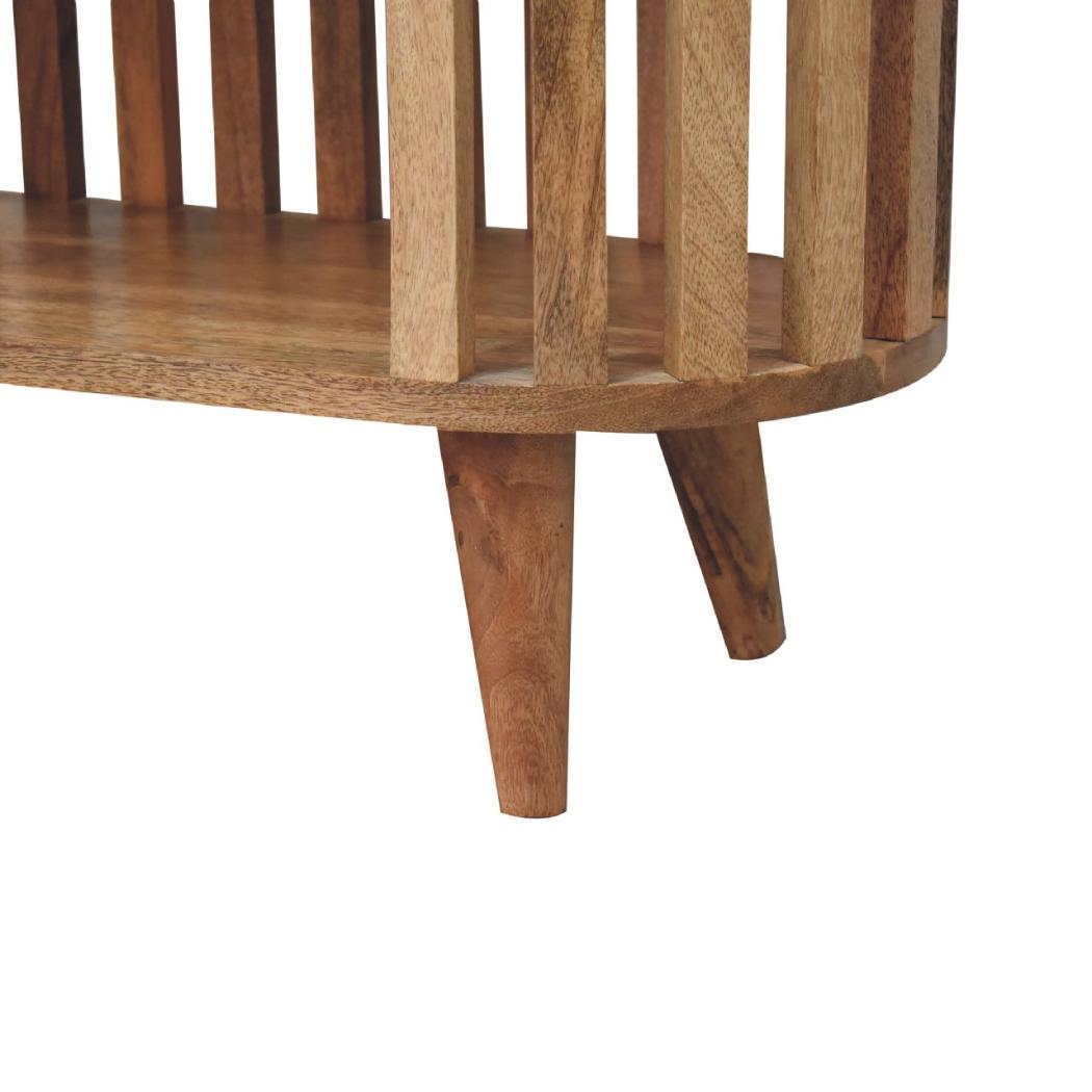 Ariella Cabinet | Solid Mango Wood | Natural Wood Finish | Artisan-Crafted Design