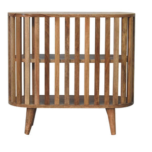 Ariella Cabinet | Solid Mango Wood | Natural Wood Finish | Artisan-Crafted Design