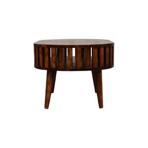 Ariella Chestnut Coffee Table | Solid Mango Wood | Artisan-Crafted Design