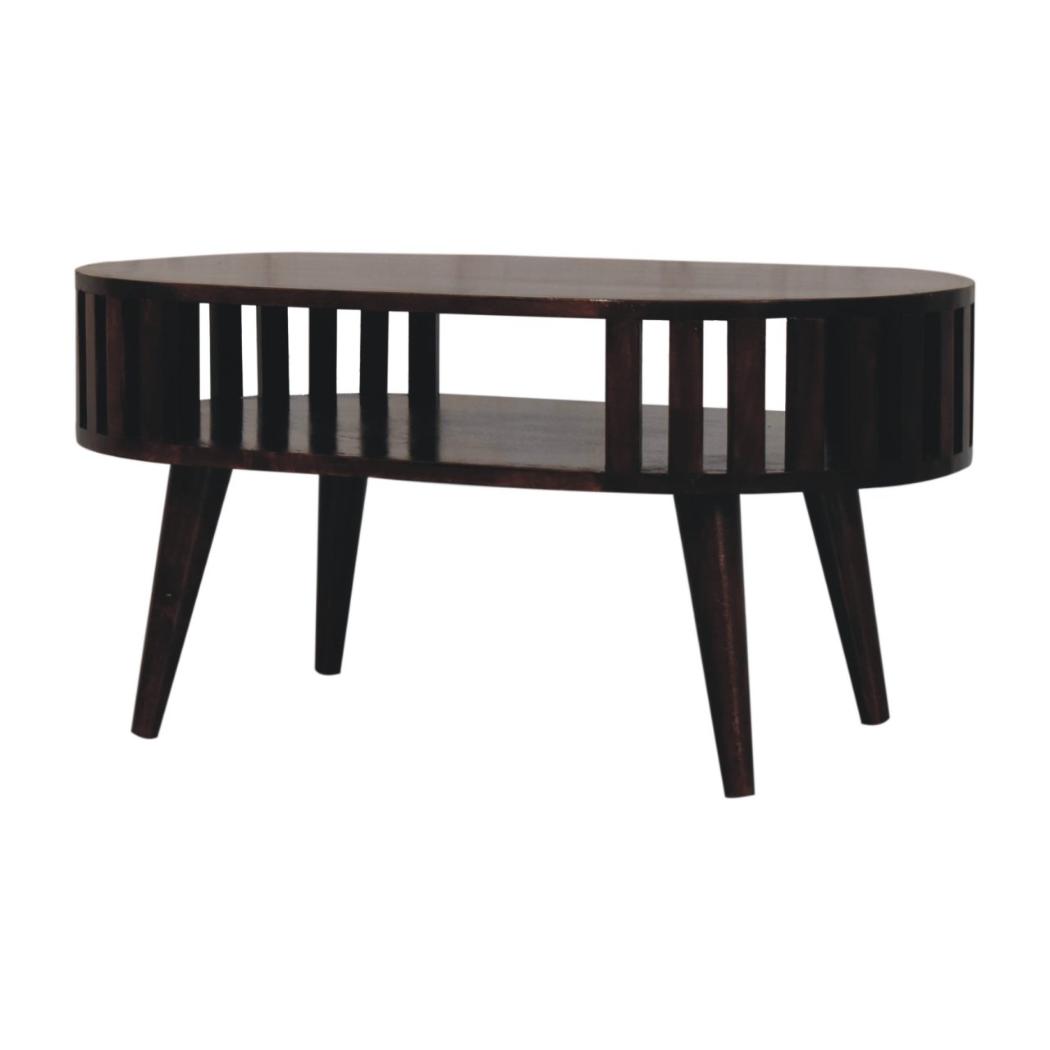 Ariella Coffee Table | Solid Mango Wood | California Walnut Finish