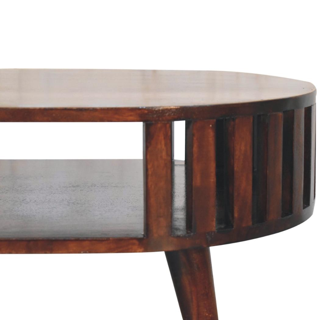 Ariella Coffee Table | Solid Mango Wood | California Walnut Finish