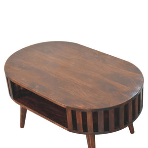 Ariella Coffee Table | Solid Mango Wood | California Walnut Finish