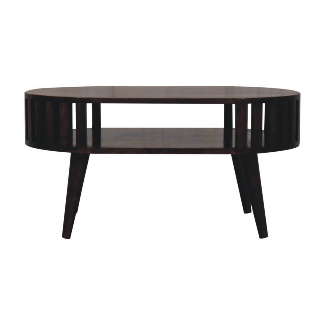 Ariella Coffee Table | Solid Mango Wood | California Walnut Finish