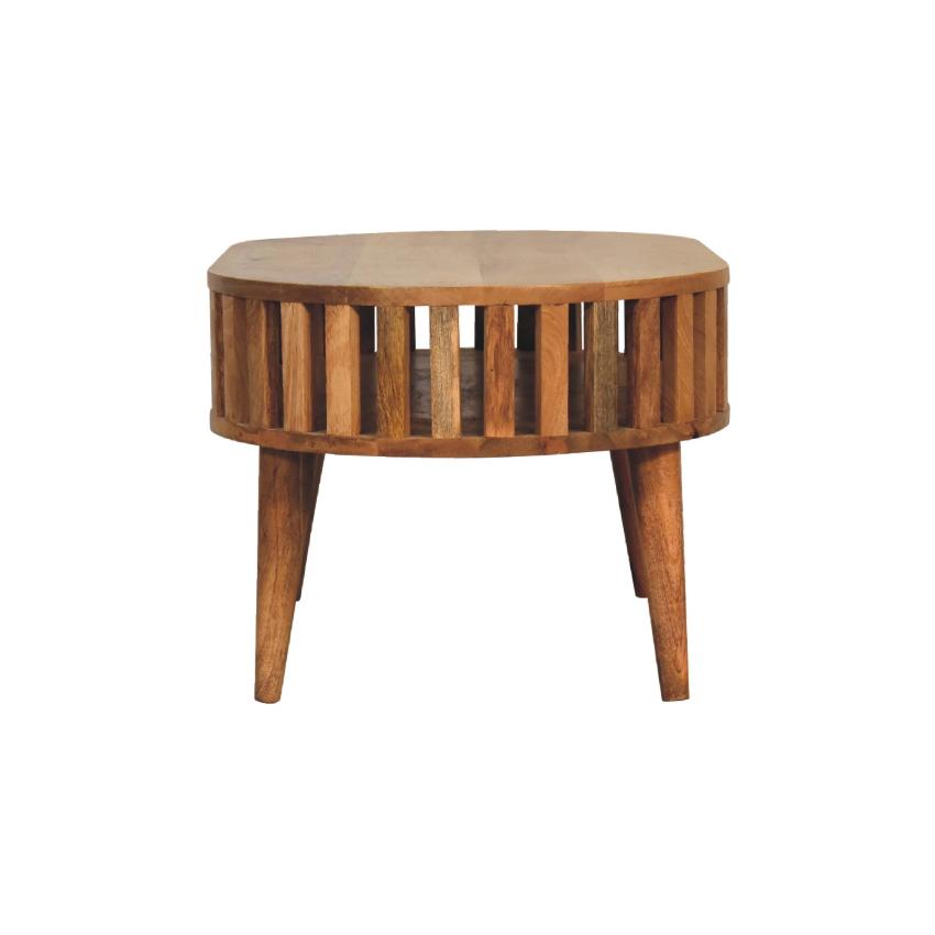 Ariella Coffee Table | Solid Mango Wood | Natural Artisan Style