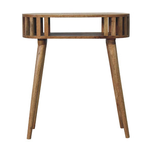 Ariella Console Table | Solid Mango Wood | Natural Wood Finish | Artisan-Crafted Design