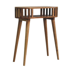 Ariella Console Table | Solid Mango Wood | Natural Wood Finish | Artisan-Crafted Design