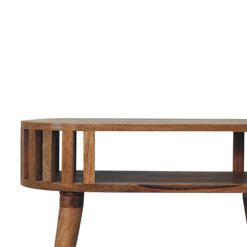 Ariella Console Table | Solid Mango Wood | Natural Wood Finish | Artisan-Crafted Design