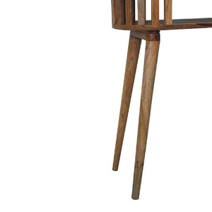 Ariella Console Table | Solid Mango Wood | Natural Wood Finish | Artisan-Crafted Design