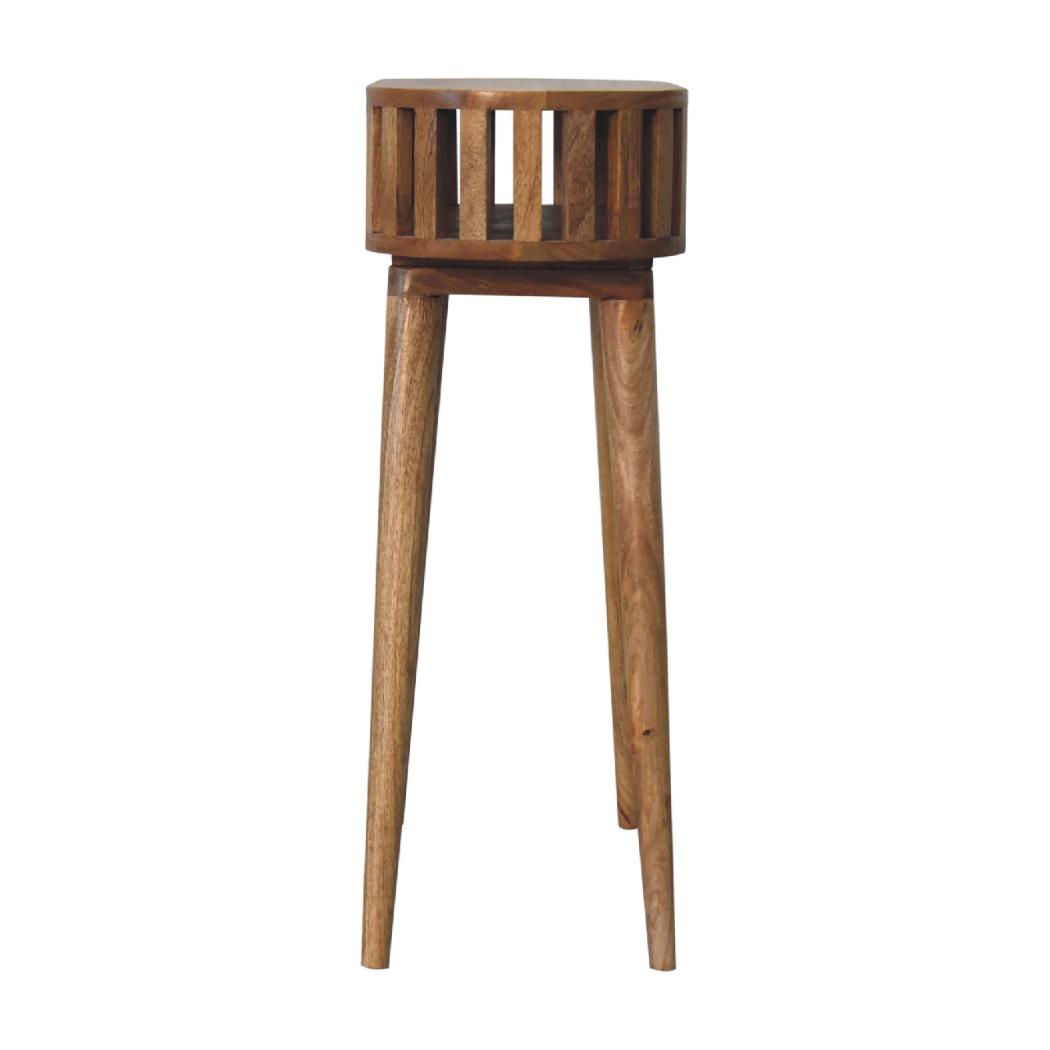 Ariella Console Table | Solid Mango Wood | Natural Wood Finish | Artisan-Crafted Design