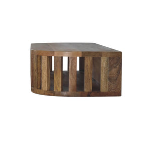 Ariella Floating Console Table | Solid Mango Wood | Natural Wood Finish | Wall-Mounted Design