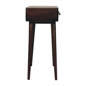 Arlo Console Table | Solid Mango Wood | California Walnut Finish | 2 Drawer Hallway Console Table