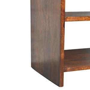 Aspen Open Bedside Table | Accessible Storage | Contemporary Design