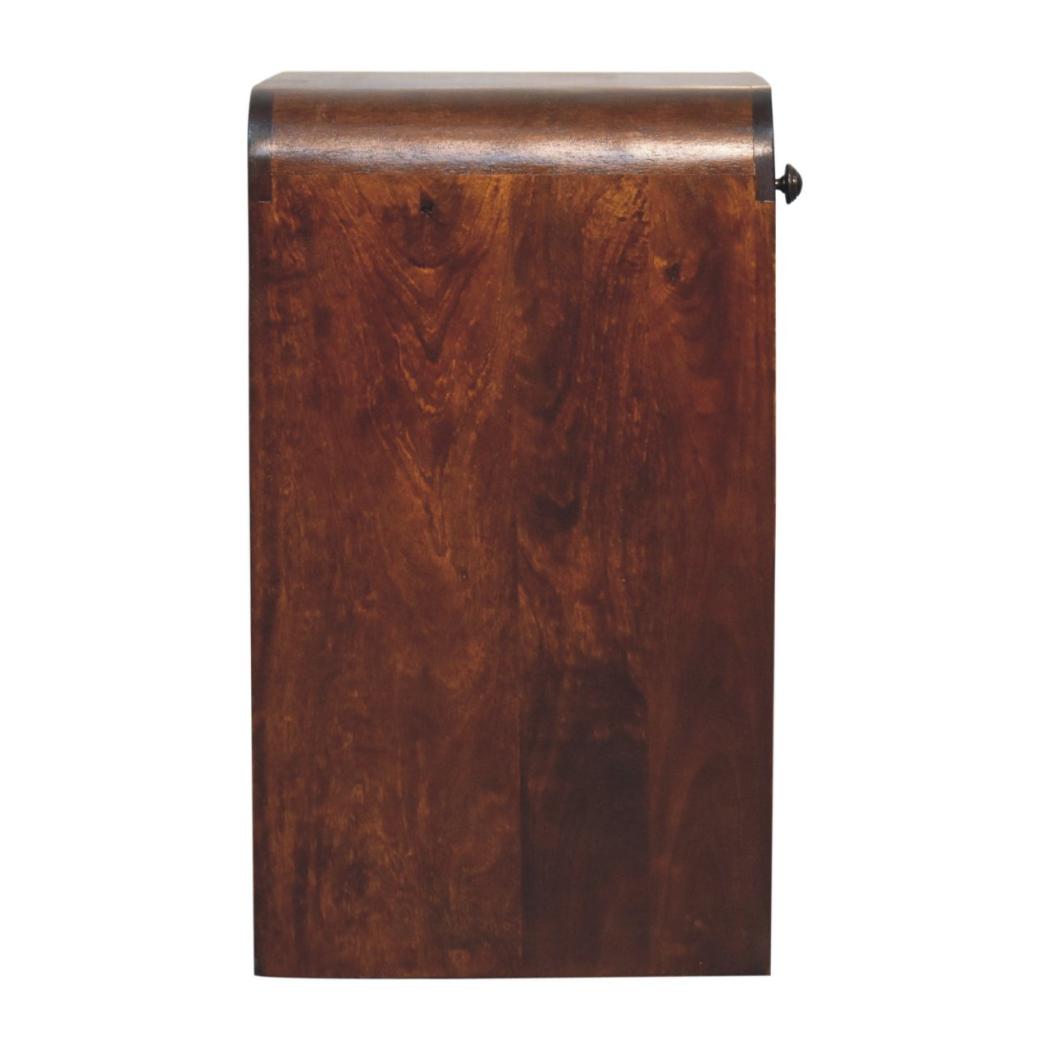 Aspen Open Bedside Table | Accessible Storage | Contemporary Design
