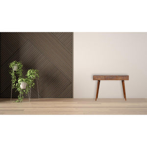 Assorted 3 Drawer Console Table | Solid Mango Wood | Chestnut Finish | Hallway Storage