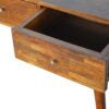 Assorted 3 Drawer Console Table | Solid Mango Wood | Chestnut Finish | Hallway Storage