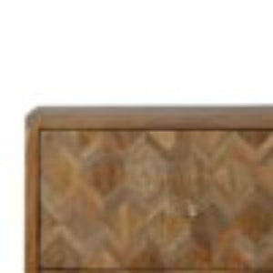 Assorted Bedside Table | Solid Mango Wood | Oak Finish | Artisan Bedroom Storage