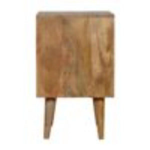 Assorted Bedside Table | Solid Mango Wood | Oak Finish | Artisan Bedroom Storage