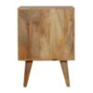 Assorted Bedside Table | Solid Mango Wood | Oak Finish | Artisan Bedroom Storage