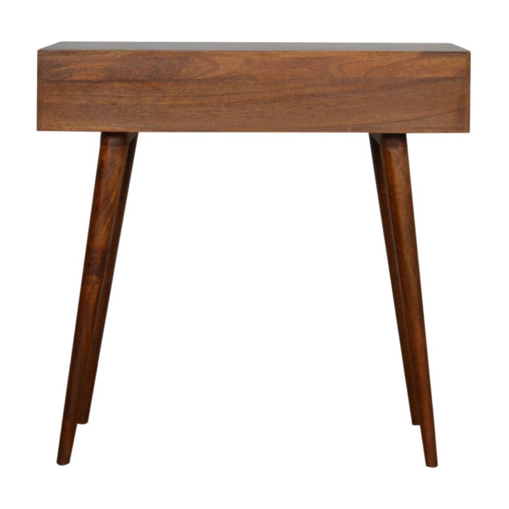 Assorted Console Table | Solid Mango Wood | Chestnut Finish | Artisan Hallway Furniture