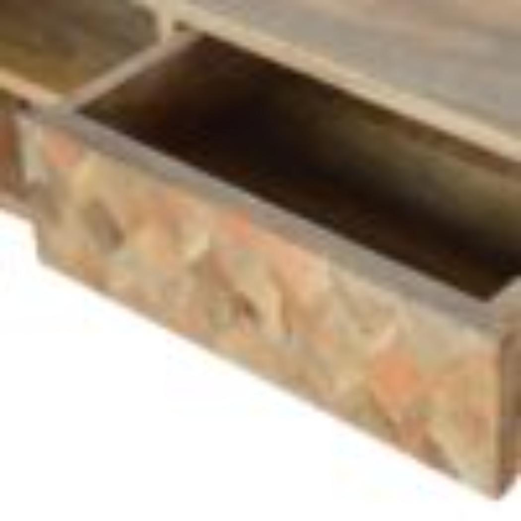 Assorted Oak-Inspired Media Unit | Mixed Timber Tones | Contemporary TV Storage