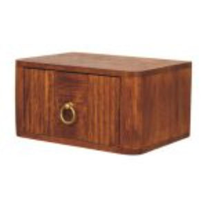 Aurelia Wall-Mounted Bedside Table | Solid Mango Wood | Floating Design