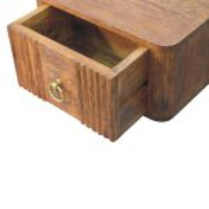 Aurelia Wall-Mounted Bedside Table | Solid Mango Wood | Floating Design