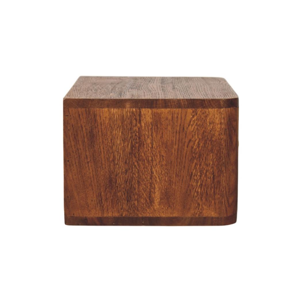 Aurelia Wall-Mounted Bedside Table | Solid Mango Wood | Floating Design