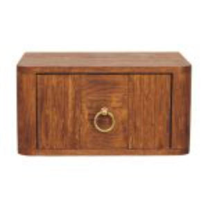 Aurelia Wall-Mounted Bedside Table | Solid Mango Wood | Floating Design