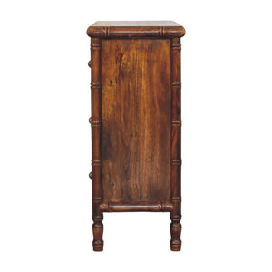 Bamboo Three Drawer Chest | Bedroom Storage | Bamboo-Inspired Design